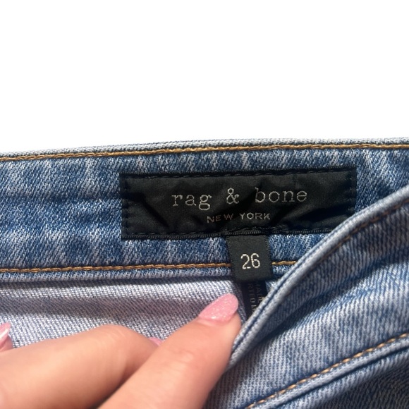 Rag & Bone Nina High Rise Ankle Cropped Jeans Size 26 - Picture 7 of 12